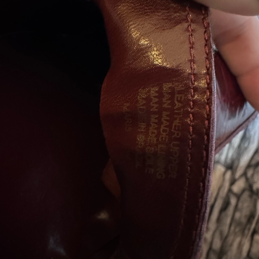 Y2K Jennifer Moore Women's Red Leather Loafers - Picture 7 of 7